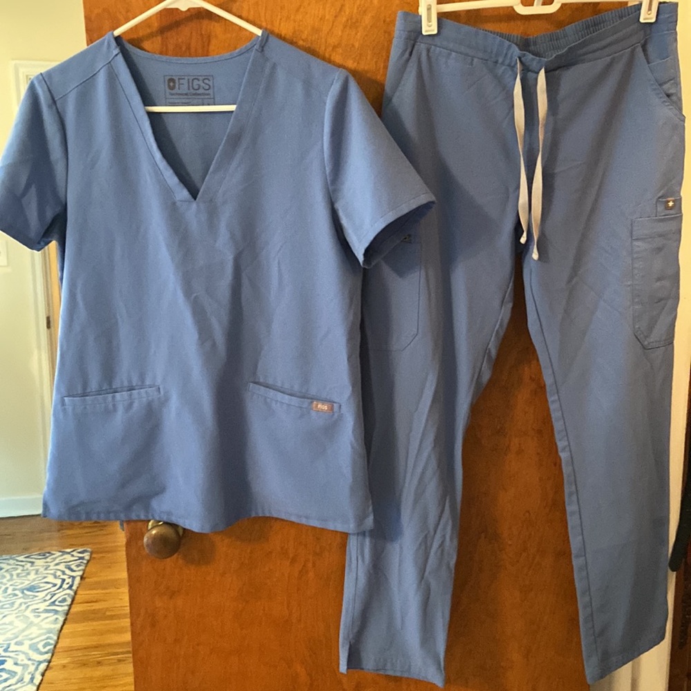 FIGS Ceil Blue 2 Pc Set Small